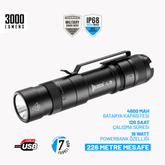 Wuben L3 3000 Lümen/226m