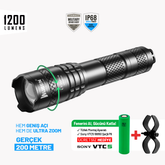 Wuben LT35 Pro - 1200 Lümen / Zoom